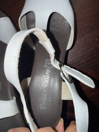 Zapato de mujer blancas