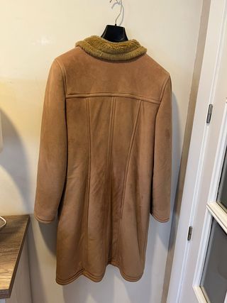 Abrigo vintage forrado de pelo