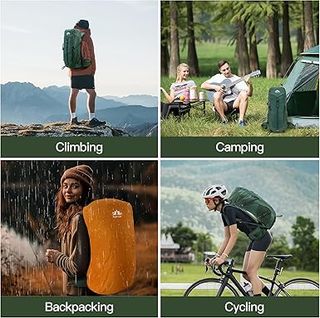 Zaino Trekking Night Cat Verde Unisex Grande