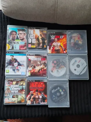 Pack 10 Juegos PS3: FIFA 14, PES 2008, WWE 2K17, G