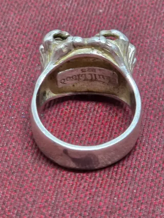 Anillo Plata 925 Skull Blood Calavera