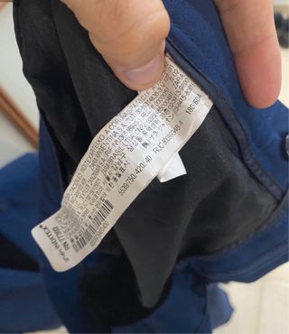 Traje Zara Azul Hombre