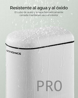 SONGMICS - Cestino per il bagno (10 L)