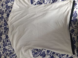 Camiseta Pull&Bear Oversize Blanca