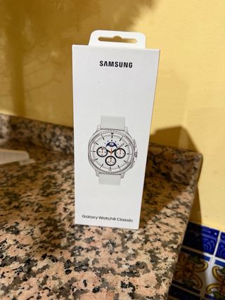 Samsung Galaxy Watch 8 Classic Plata/Blanco