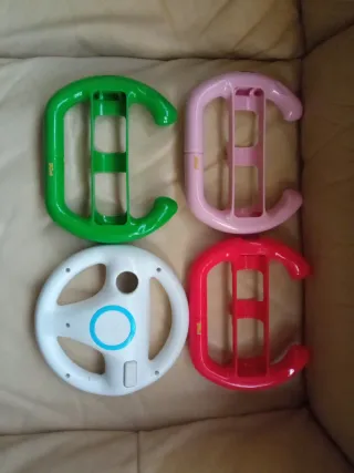 Volantes Mario Kart Wii (4 unidades)