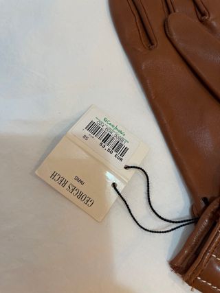Guantes de piel Georges Rech mujer Nuevos etiqueta