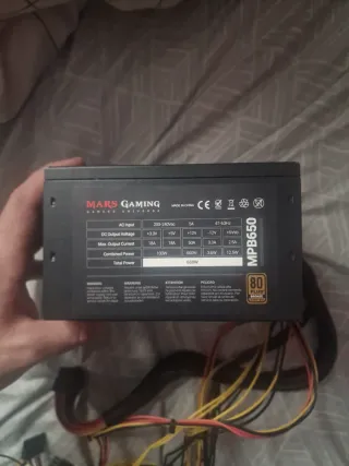 Fuente Alimentación Mars Gaming 650W