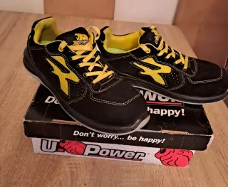 Zapatillas U-Power Negras y Amarillas