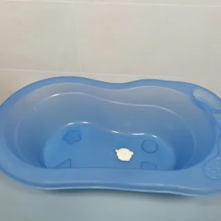 Bañera infantil azul Como nueva