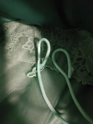 Vestido de graduación turquesa