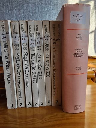 Colección Libros Historia de la Literatura Español