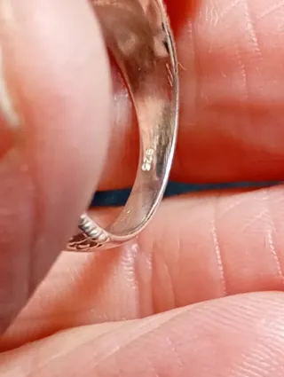 Anillo Plata Ley Ónix Negro