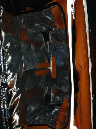 Mochila repartidor Just Eat naranja