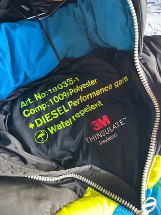 Abrigo Diesel Negro/Azul Talla M