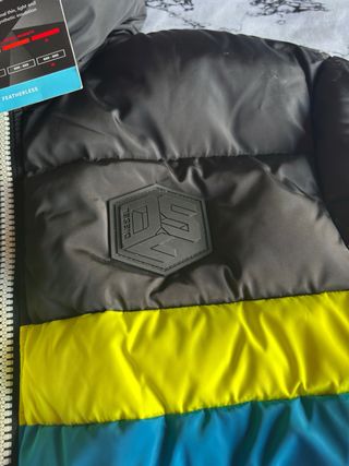 Abrigo Diesel Negro/Azul Talla M