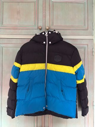 Abrigo Diesel Negro/Azul Talla M