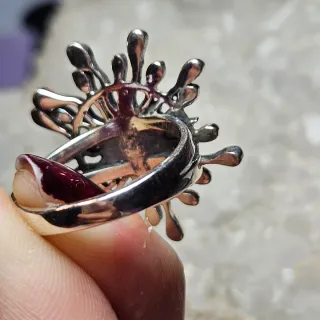 Anillo Plata 925 con Esmeralda