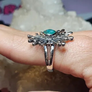 Anillo Plata 925 con Esmeralda