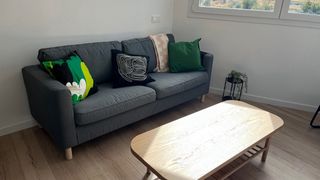 Sofá PÄRUP 3 plazas IKEA Vissle gris