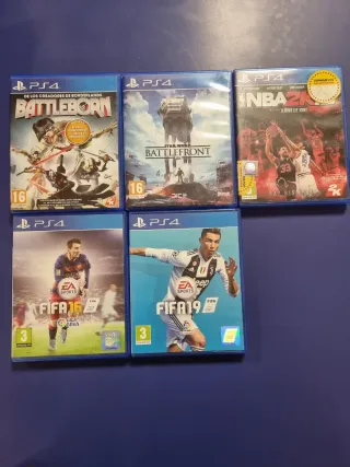 Videojuegos PS4.