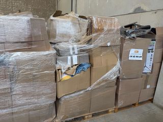 Palet Mixto Electrodomésticos, Calzado y Ropa