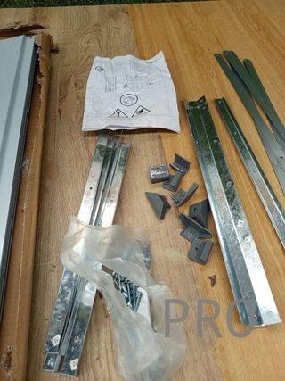 Arriate jardín acero 240x80x45cm