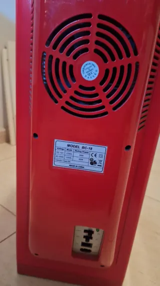 Mini Nevera diseño idéntico Coca-Cola Roja