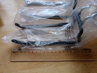 Gancho Largo Panel Herramientas Negro