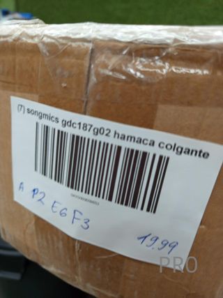 SONGMICS Hamaca Colgante con  Almohada