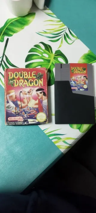 Double Dragon Nintendo NES Caja y Cartucho