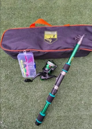 Equipo Pesca completo, Caña, Carrete