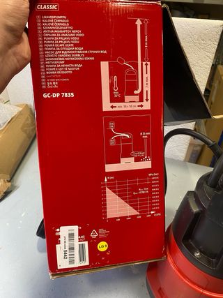 Bomba Einhell GC-DP 7835 Água Suja