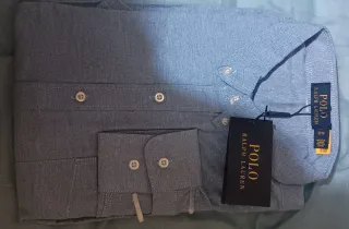 Camicia Polo Ralph Lauren Taglia M Blu/Grigio