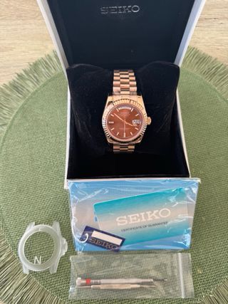 Seiko DayDate Rose Gold 39 mm