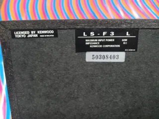 Pareja Altavoces Hi-Fi Kenwood Negros