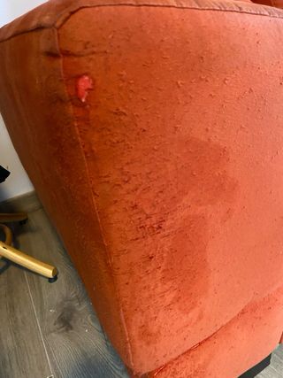 Sofá de 3 plazas naranja