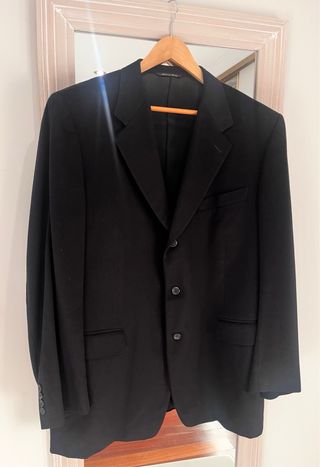 Americana de Lujo 100% Cashmere Negra