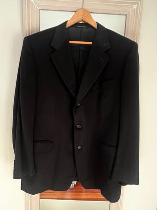 Americana de Lujo 100% Cashmere Negra