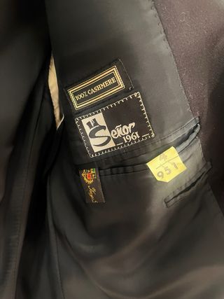 Americana de Lujo 100% Cashmere Negra