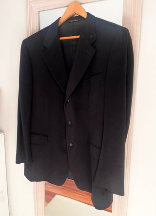 Americana de Lujo 100% Cashmere Negra