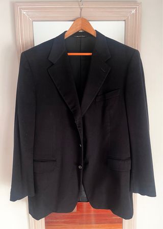 Americana de Lujo 100% Cashmere Negra