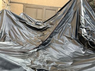 Carpa Plegable Negra y Plateada