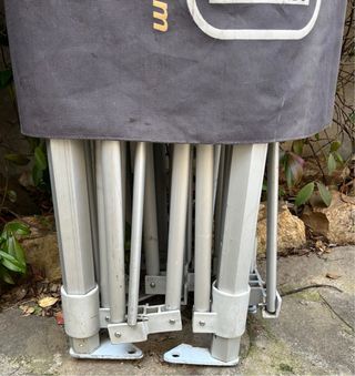 Carpa Plegable Negra y Plateada