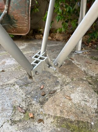 Carpa Plegable Negra y Plateada