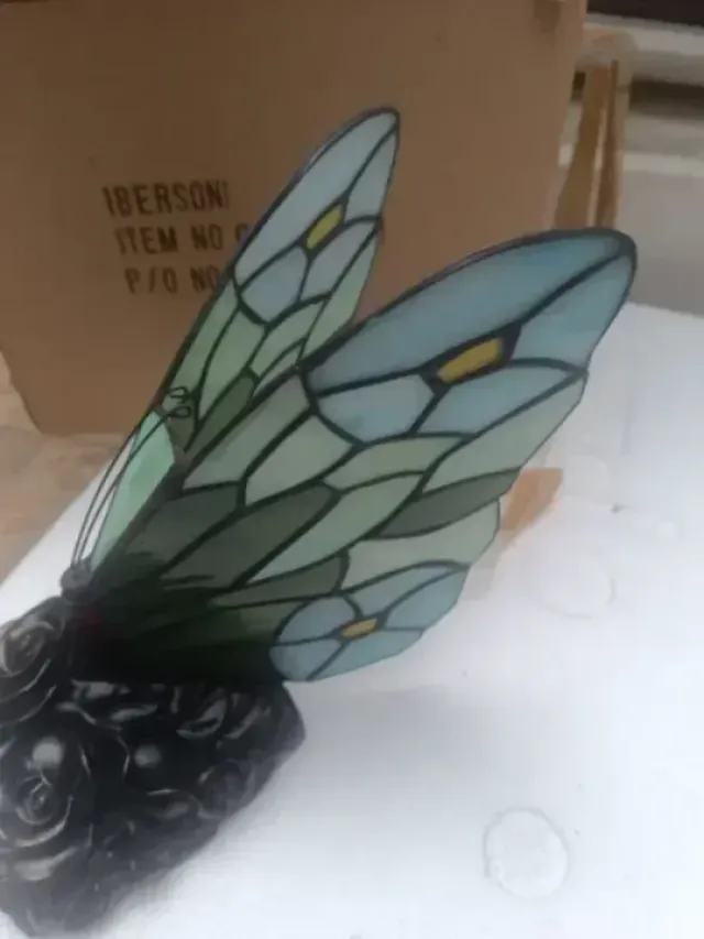 Lampada da notte Tiffany Mariposa