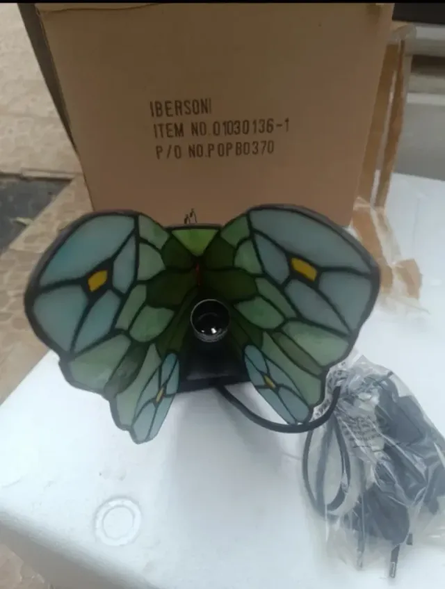 Lampada da notte Tiffany Mariposa