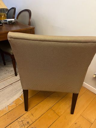 Butaca Hanbel beige y marrón