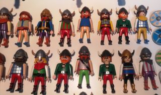 PLAYMOBIL VIKINGOS LOTE SOLDADOS + COMPLEMENTOS