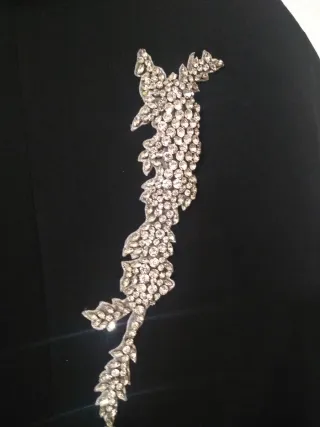 Vestido elegante Zara negro talla L